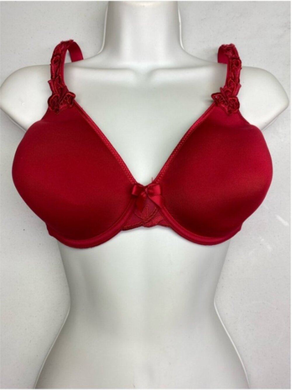 Simone Perele RED UNLINED Underwire, 32F *P1014